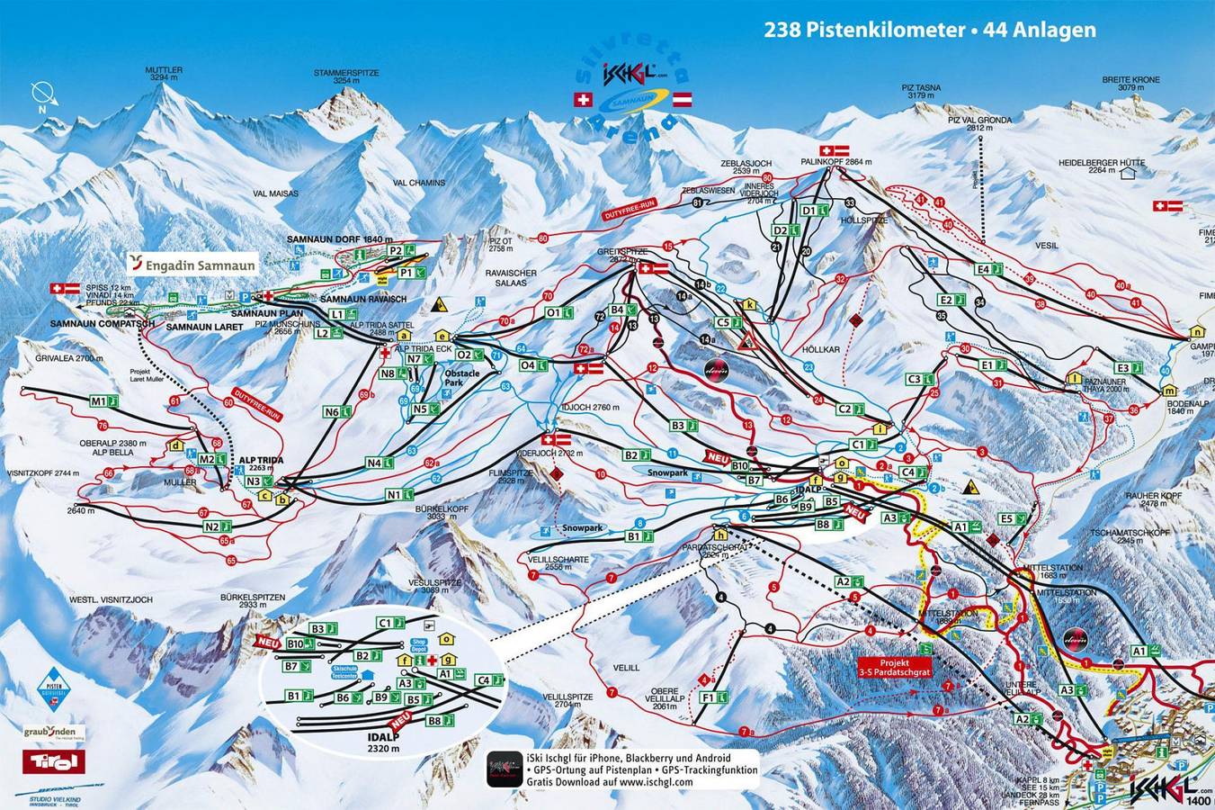 Vakantieappartement voor 4 Personen in Ischgl, Silvretta