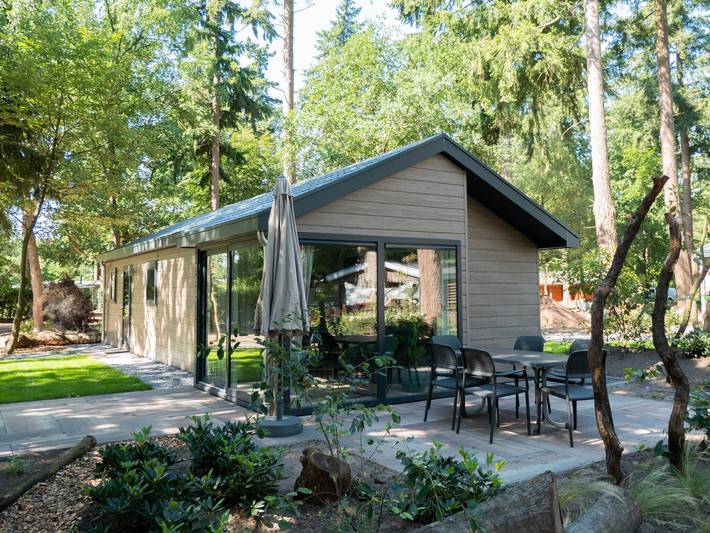 Chalet voor 4 personen, met tuin en zwembad, met huisdier in Otterlo