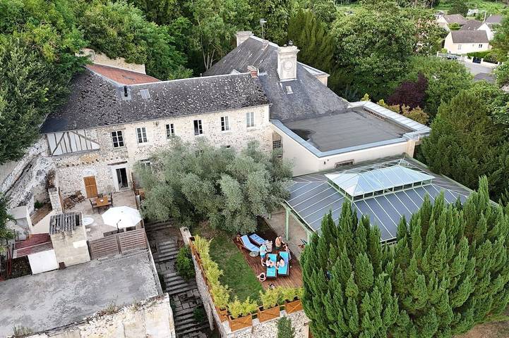 Maison de vacances pour 9 personnes, avec jacuzzi et jardin dans l' Eure