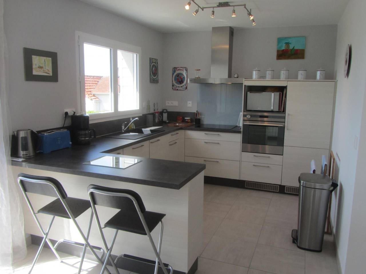 Appartement entier, Wohnung mit Meerblick in Port-Bail-sur-Mer, Côte de la Déroute