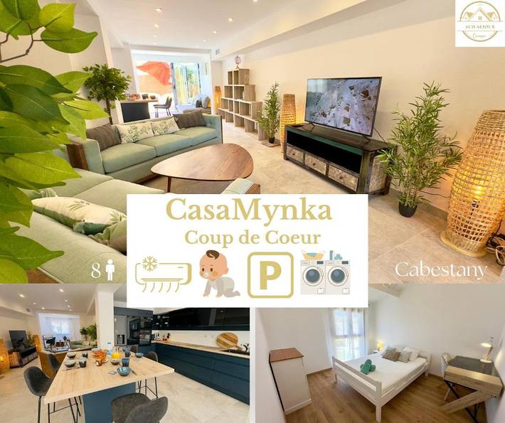 Maison de vacances pour 8 personnes, avec Terrasse à Cabestany