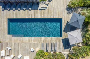 Gîte pour 6 personnes, avec sauna et jardin ainsi que piscine et vue dans Plage de Fautea
