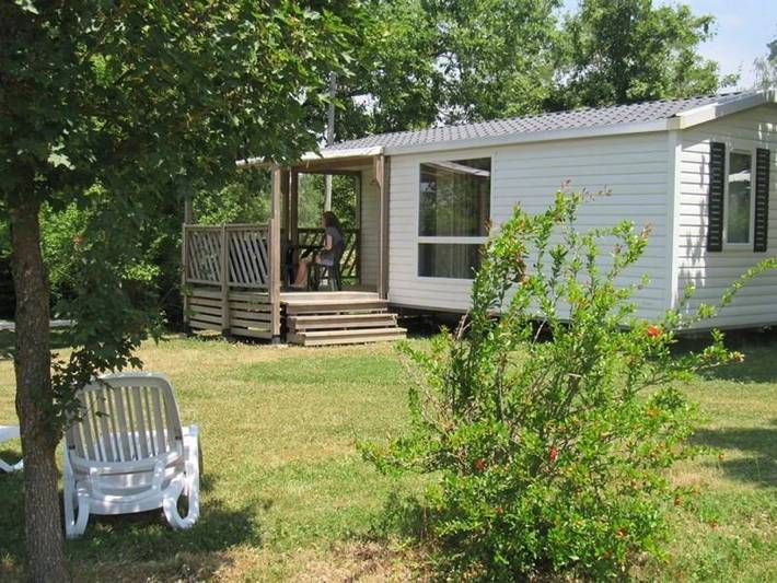 Mobil home pour 6 personnes, avec bassin pour enfant à La Romieu - 3