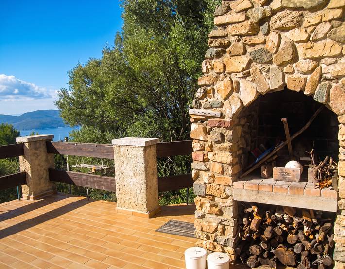 Casa encantadora con vistas al mar, Olmeto + Chimenea in Olmeto, Distrito de Sartène