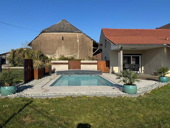 Appart’hôtel pour 4 personnes, avec jacuzzi et sauna ainsi que piscine et jardin, animaux acceptés dans Territoire de Belfort - 2