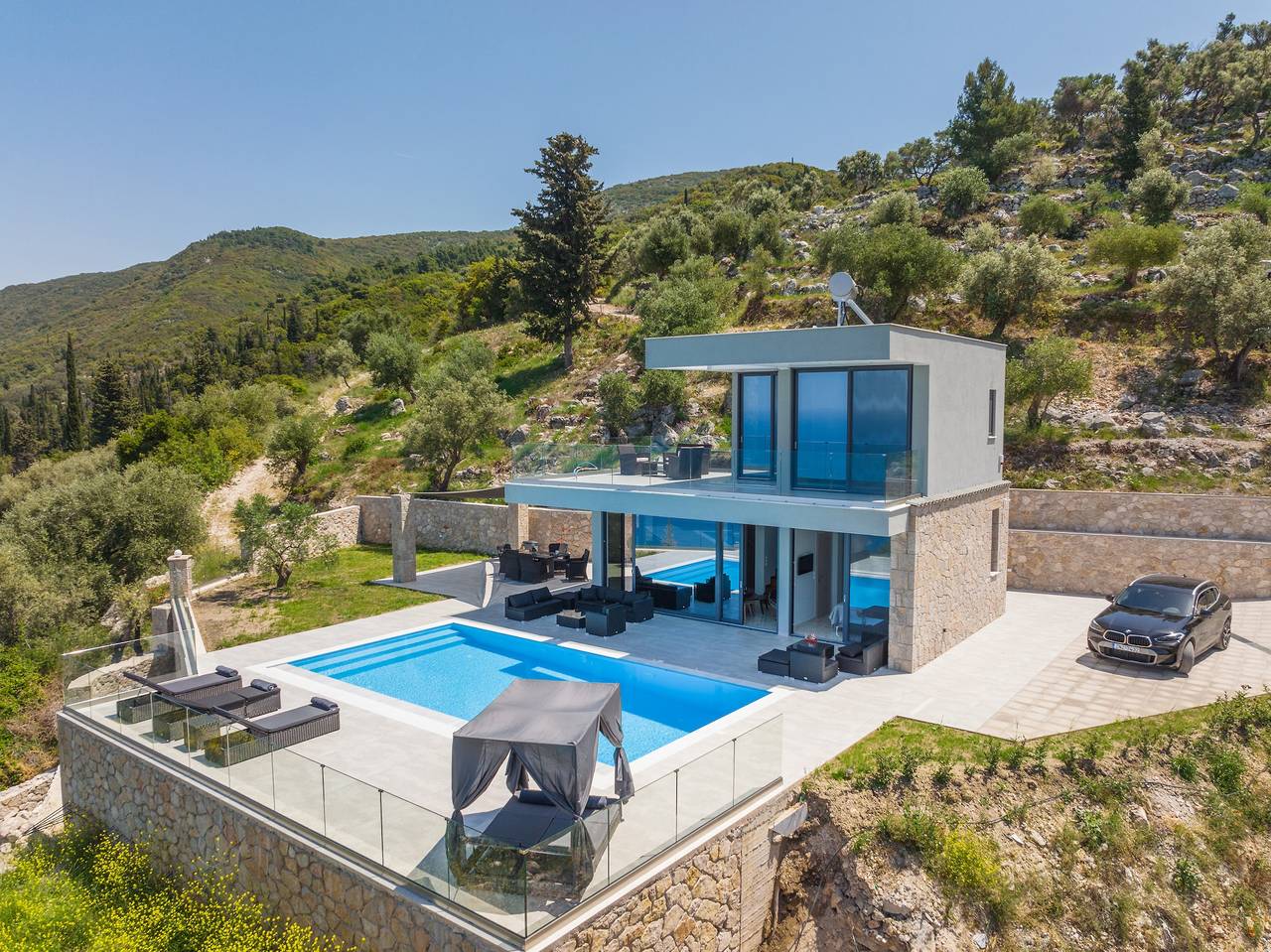 Villa With Pool for 5 People in Agios Nikitas, Greece