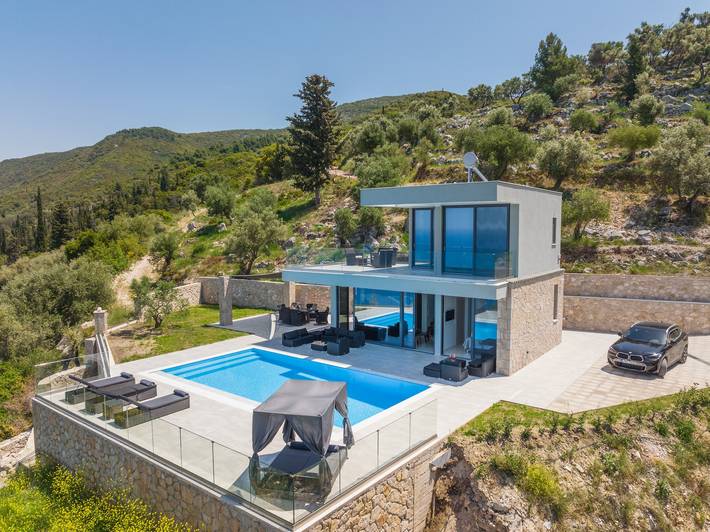 Ferienhaus für 5 Personen, mit Garten und Balkon sowie Whirlpool