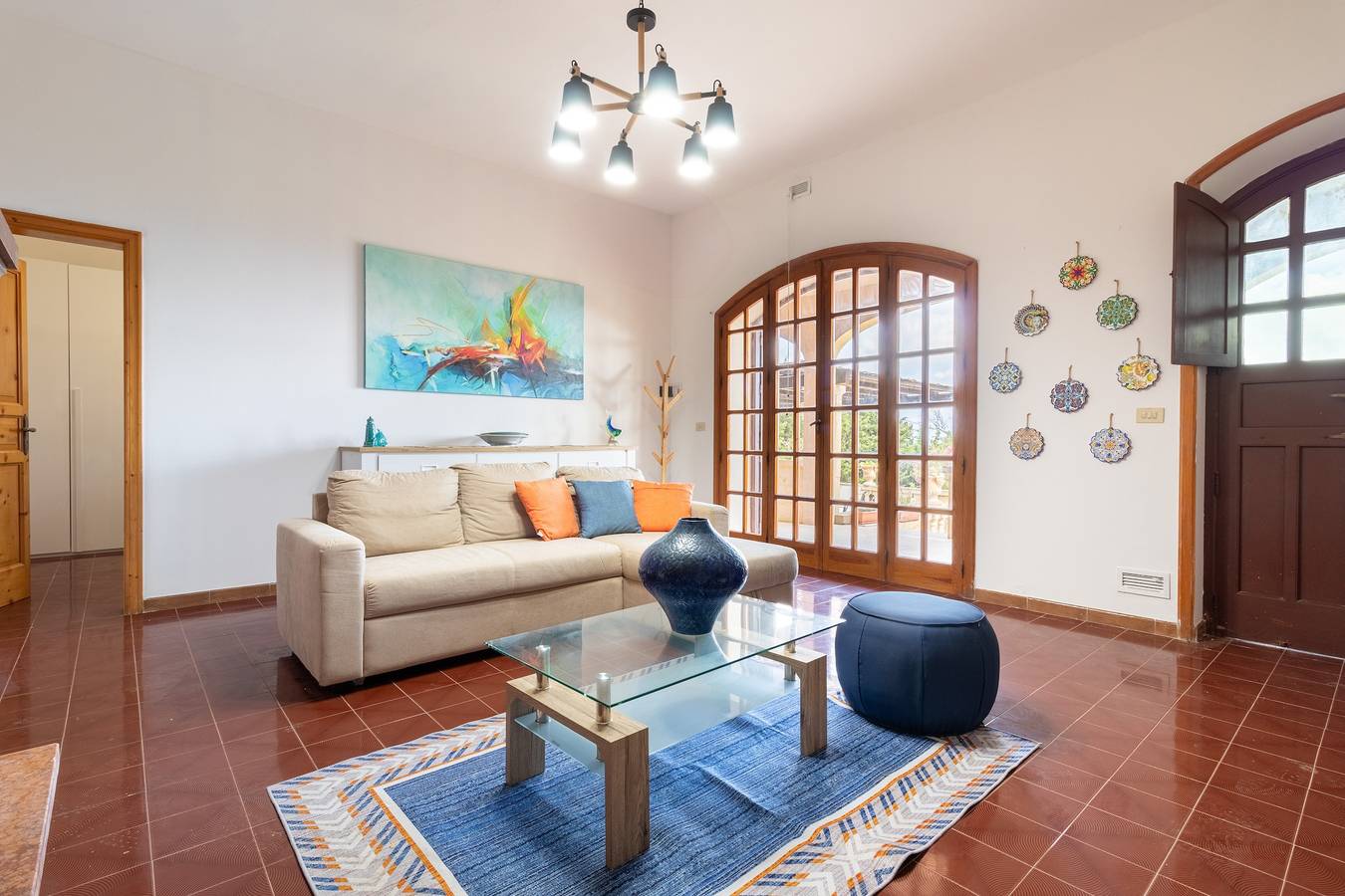 Geheel appartement, Appartement 'Appartamento Glicine' met Uitzicht op Zee, Privé Terras en Wifi in Marina Serra, Tricase