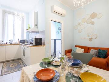Gîte pour 4 personnes, avec balcon à Milan