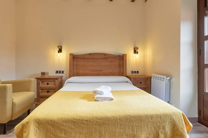 Zimmer 'Habitacion 3' mit Gemeinschaftspool, Gemeinschaftsterrasse und Wi-Fi in Ferreras de Abajo, Zamora Provinz