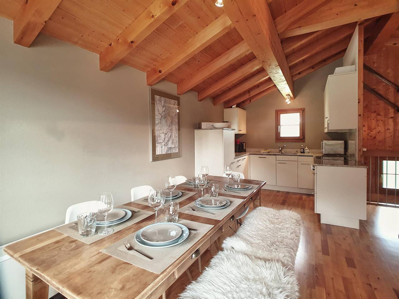 Hütte für 8 Personen in Saas-Fee, Monte Rosa Massiv