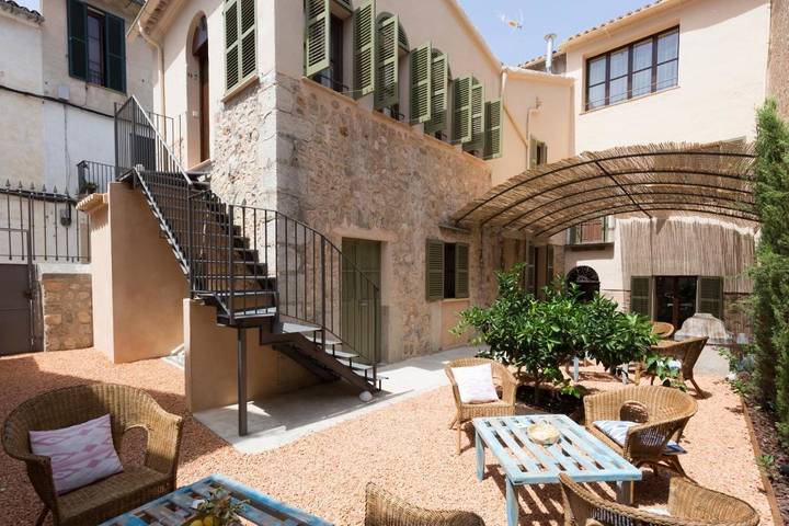 Maison d’hôte pour 2 personnes, avec Terrasse ainsi que Jardin et Vue à Sóller