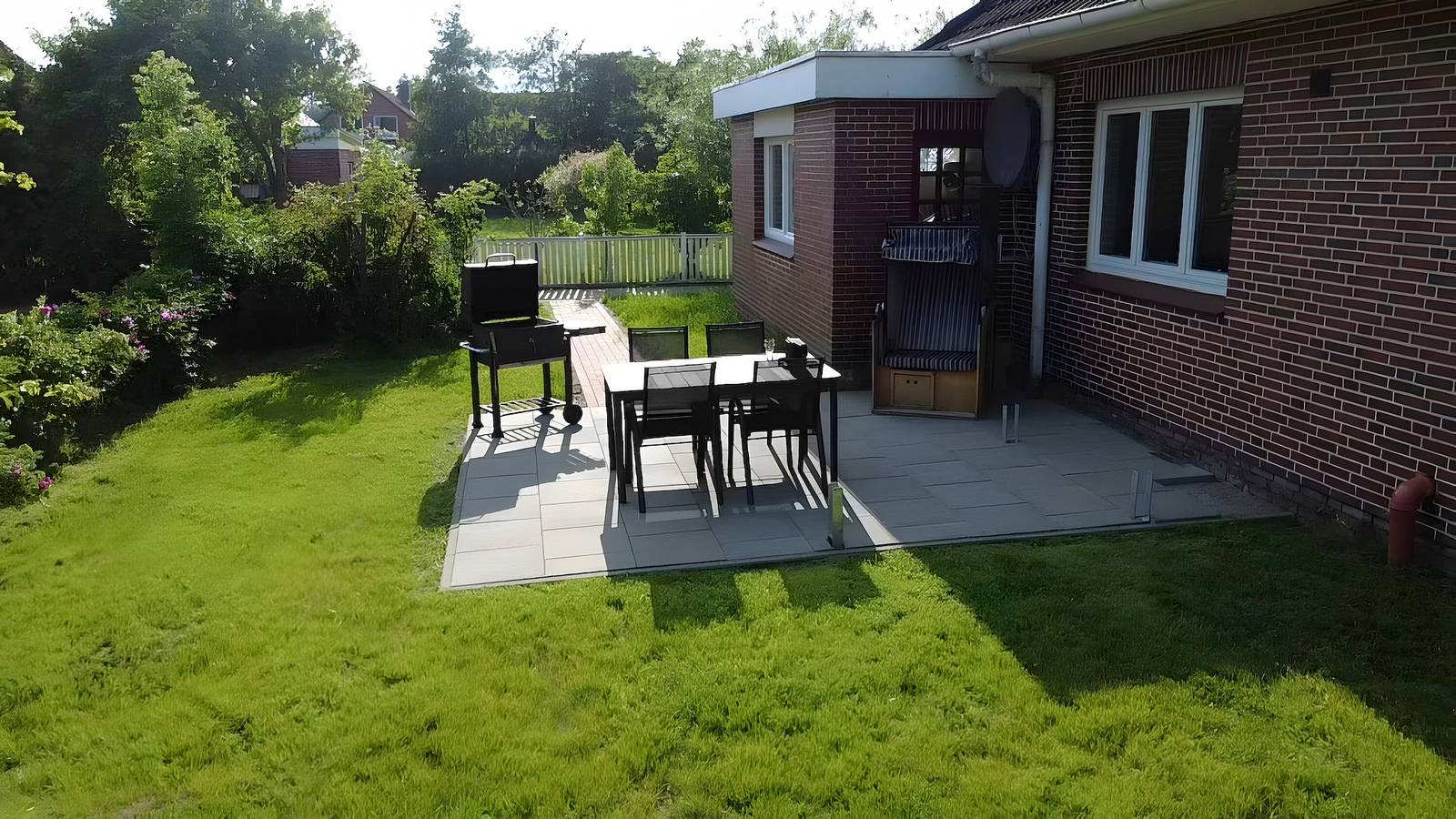 Ganze Wohnung, Ferienwohnung 'Möwennest' mit Privatterrasse, Gemeinschaftsgarten und Wi-Fi in Dagebüll, Nordsee - Schleswig-Holstein