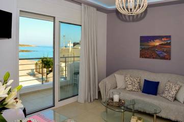Gîte pour 3 personnes, avec jardin et vue dans Milatos Beach