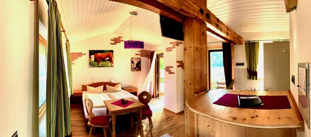 Ferienwohnung für 2 Personen, mit Balkon und Terrasse sowie Garten und Sauna am Schliersee - 4