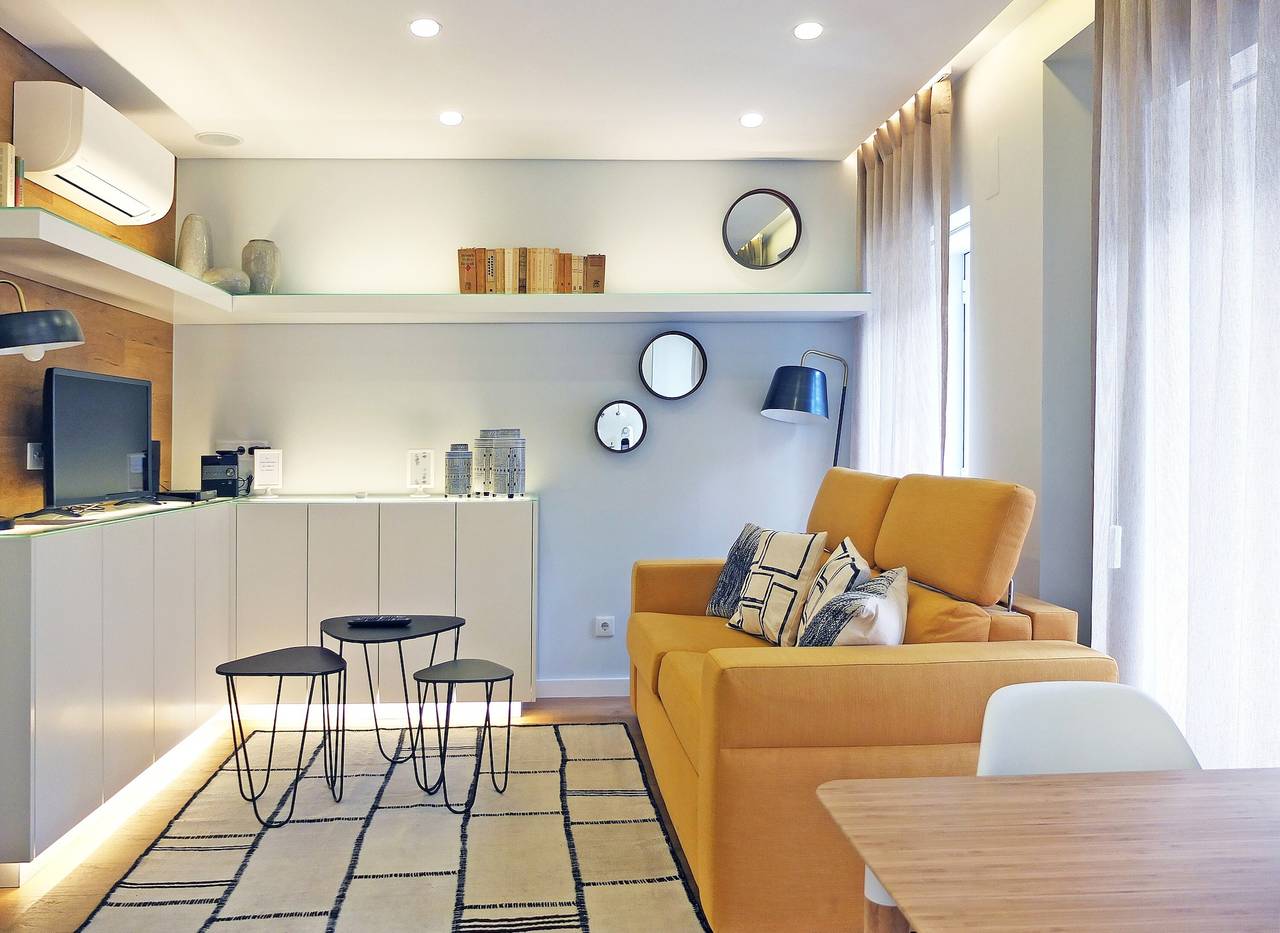 Ganze Wohnung, Apartment 'Brand New Estrela Stylish Flat' mit Wlan und Klimaanlage in Lissabon, Costa de Lisboa