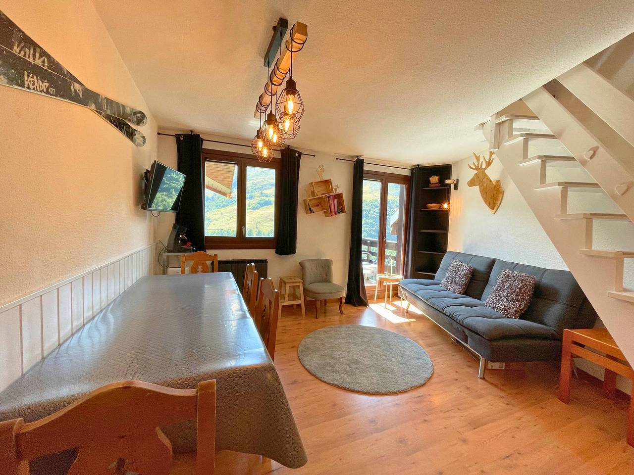 Apartamento entero, Dúplex para 8 personas con altillo y guardaesquís in Les Menuires, Saint-Martin-de-Belleville