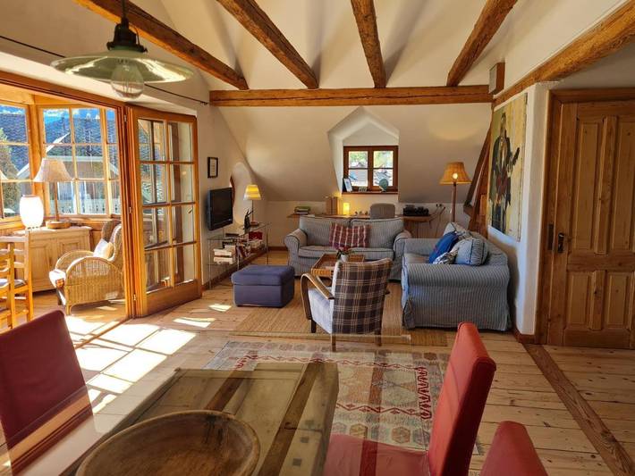 Ferienwohnung für 2 Personen, mit Terrasse und Garten sowie Ausblick in St. Gilgen - 3