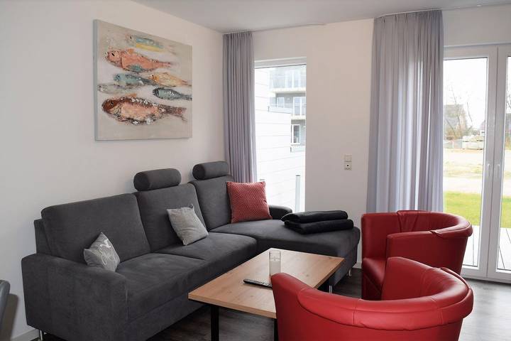 Ferienhaus für 6 Personen, mit Terrasse und Sauna, mit Haustier in Schillig