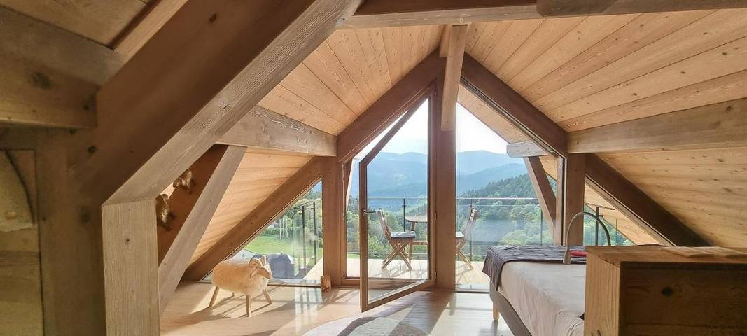 Chambre d’hôte pour 5 personnes, avec vue et piscine ainsi que sauna et jardin en Alsace - 2