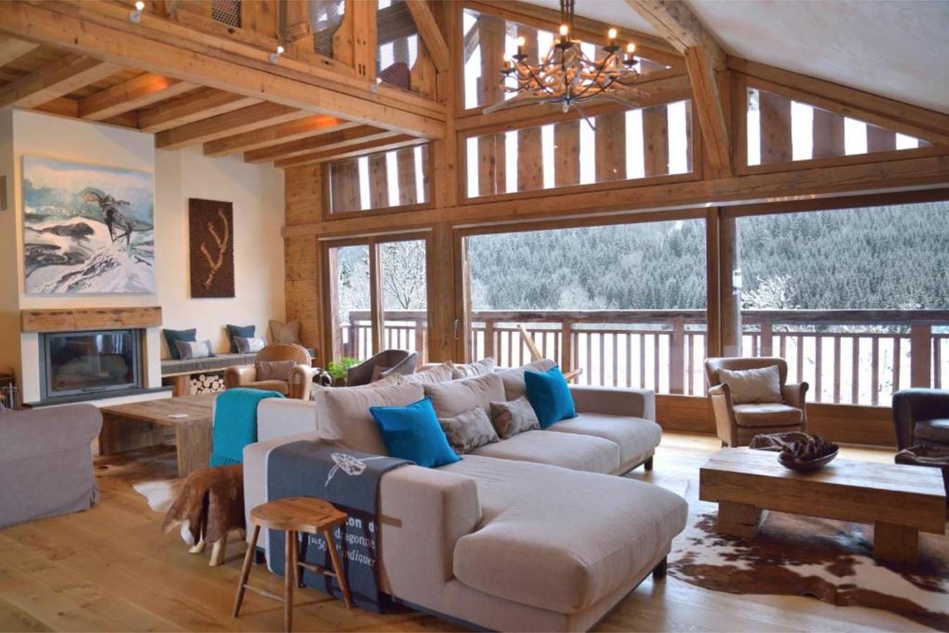 Chambre d’hôtes « Chalet Cannelle Cosy Mountain View » avec vue montagne, terrasse partagée et Wi-Fi in La Chapelle-d'Abondance, Les Portes du Soleil