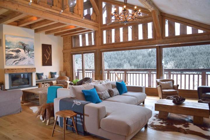 Chambre d’hôtes « Chalet Cannelle Cosy Mountain View » avec vue montagne, terrasse partagée et Wi-Fi in La Chapelle-d'Abondance, Les Portes du Soleil