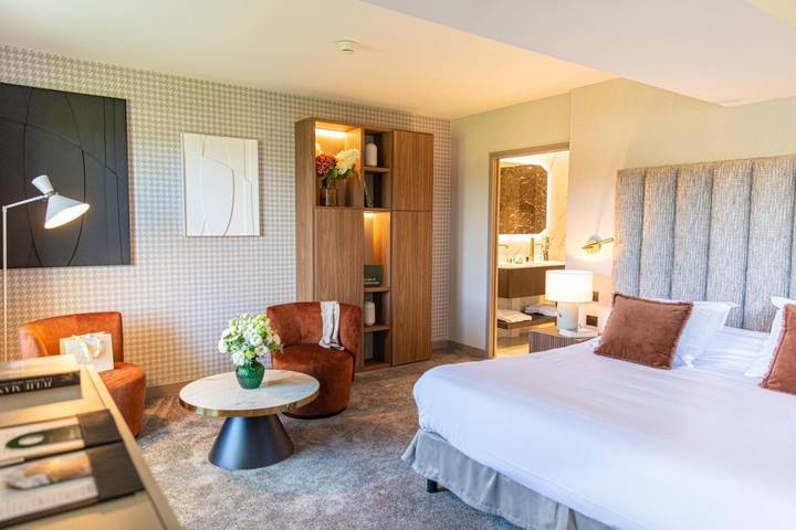 Hôtel pour 2 personnes, avec jacuzzi et piscine ainsi que sauna et jardin, animaux acceptés à Saint-Galmier - 2