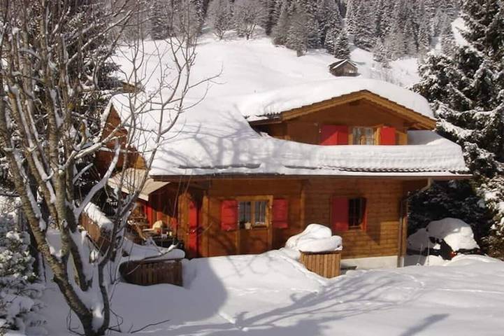 Chalet für 8 Personen, mit Garten und Terrasse in Saanen