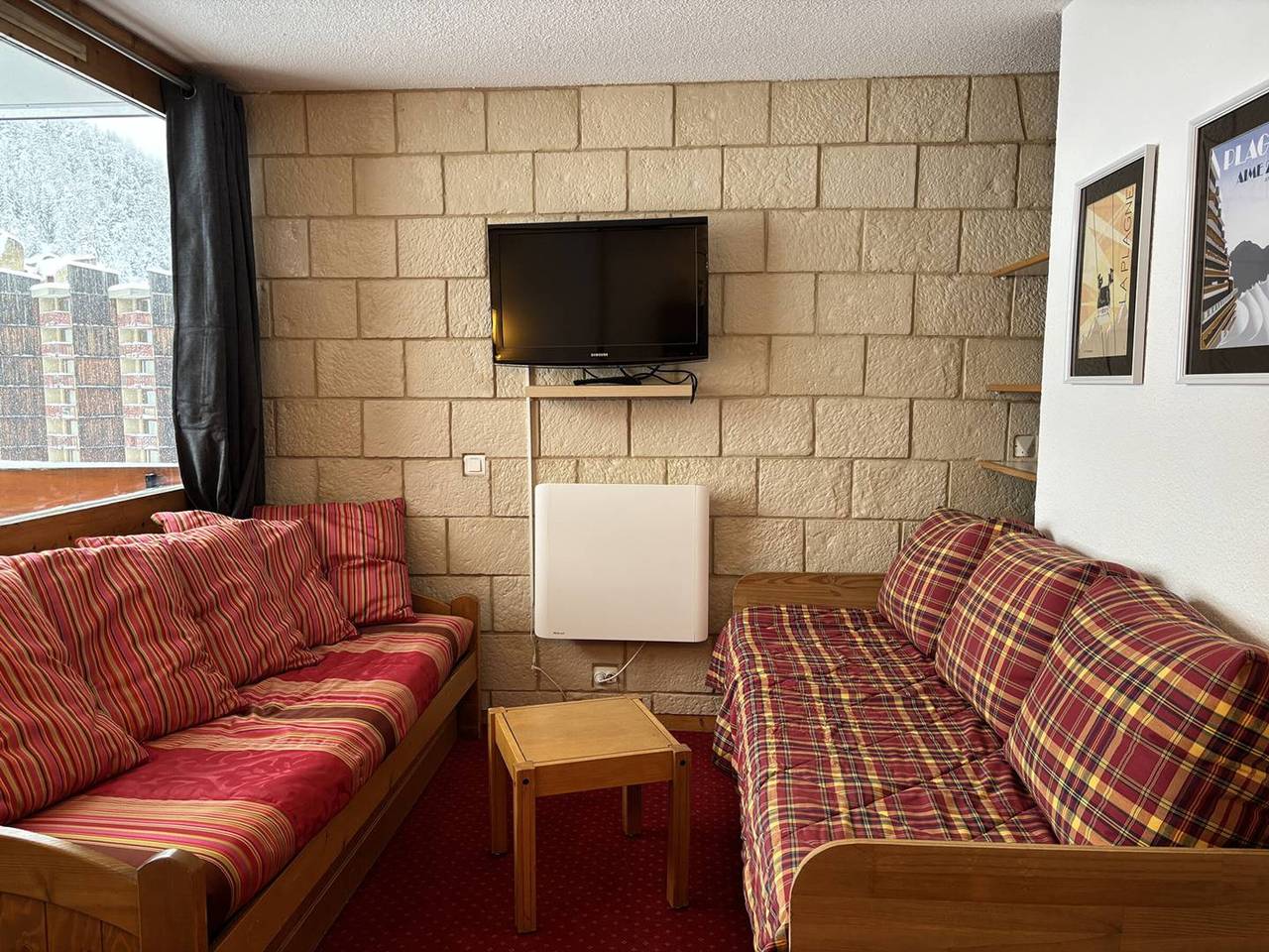 Ganzes Studio, Teilbares Studio, Südbalkon, nahe Gondelbahn in La Plagne, La Plagne-Tarentaise