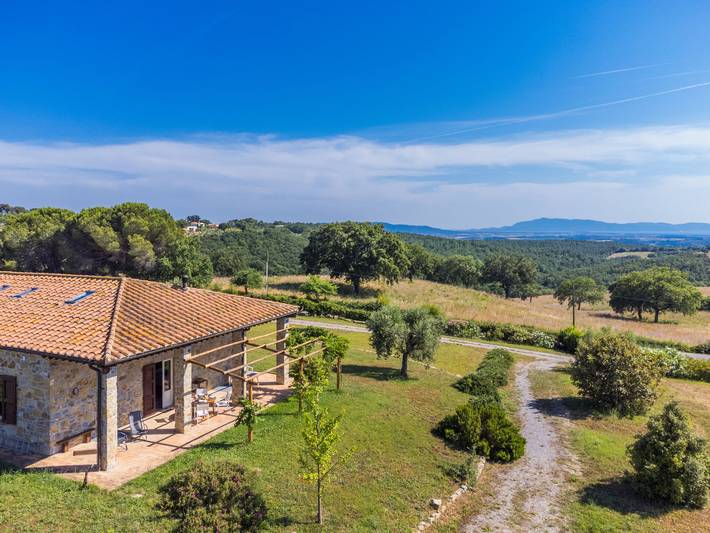 Ferienhaus mit Meerblick für 4 Personen, mit Garten und Terrasse, mit Haustier in der Toskana - 2
