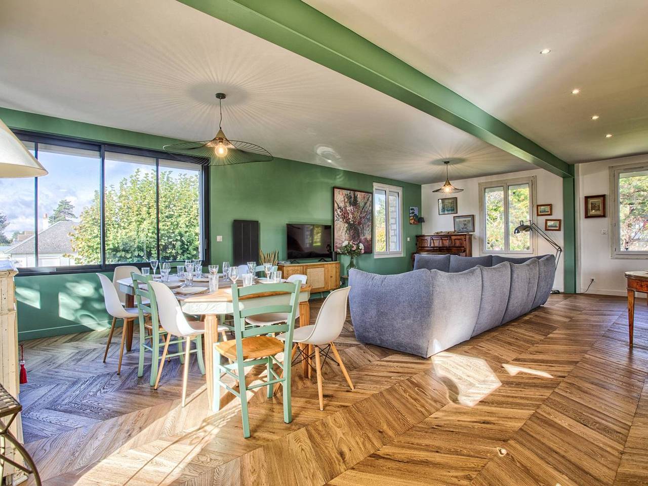 Gran casa familiar – hasta 15 personas – a 800 m de la playa in Merville-Franceville-Plage, Región de Caen