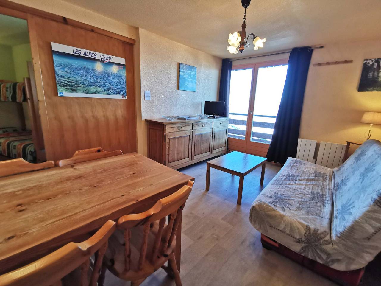 Appartement entier, Appart 2 chambres au pied des pistes, balcon et ascenseur in Prapoutel, Les Adrets