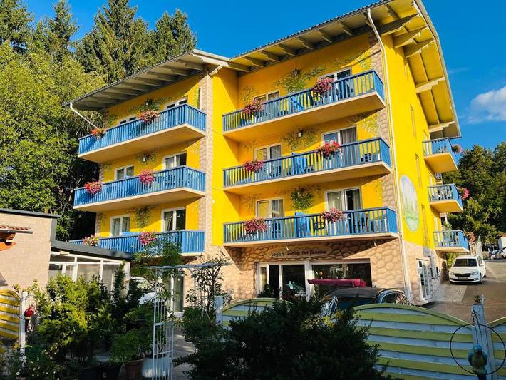 BnB für 2 Personen, mit Garten und Seeblick sowie Ausblick, mit Haustier am Klopeiner See