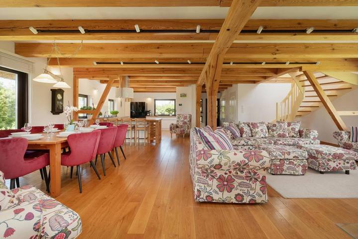 Villa für 15 Personen, mit Garten und Ausblick sowie Sauna und Pool, mit Haustier in Polen - 2