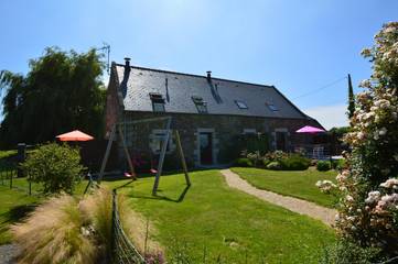 Gîte pour 5 personnes, avec jardin et terrasse en Bretagne