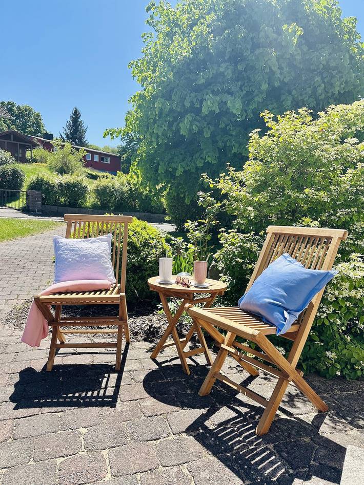 Ferienwohnung, mit Terrasse und Garten sowie Ausblick in Hilders - 2