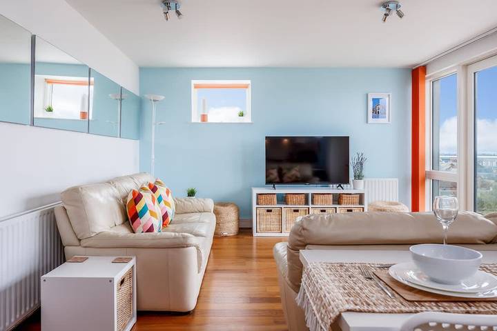 Apartment for 4 people, with balcony/terrace, child-friendly in Poole