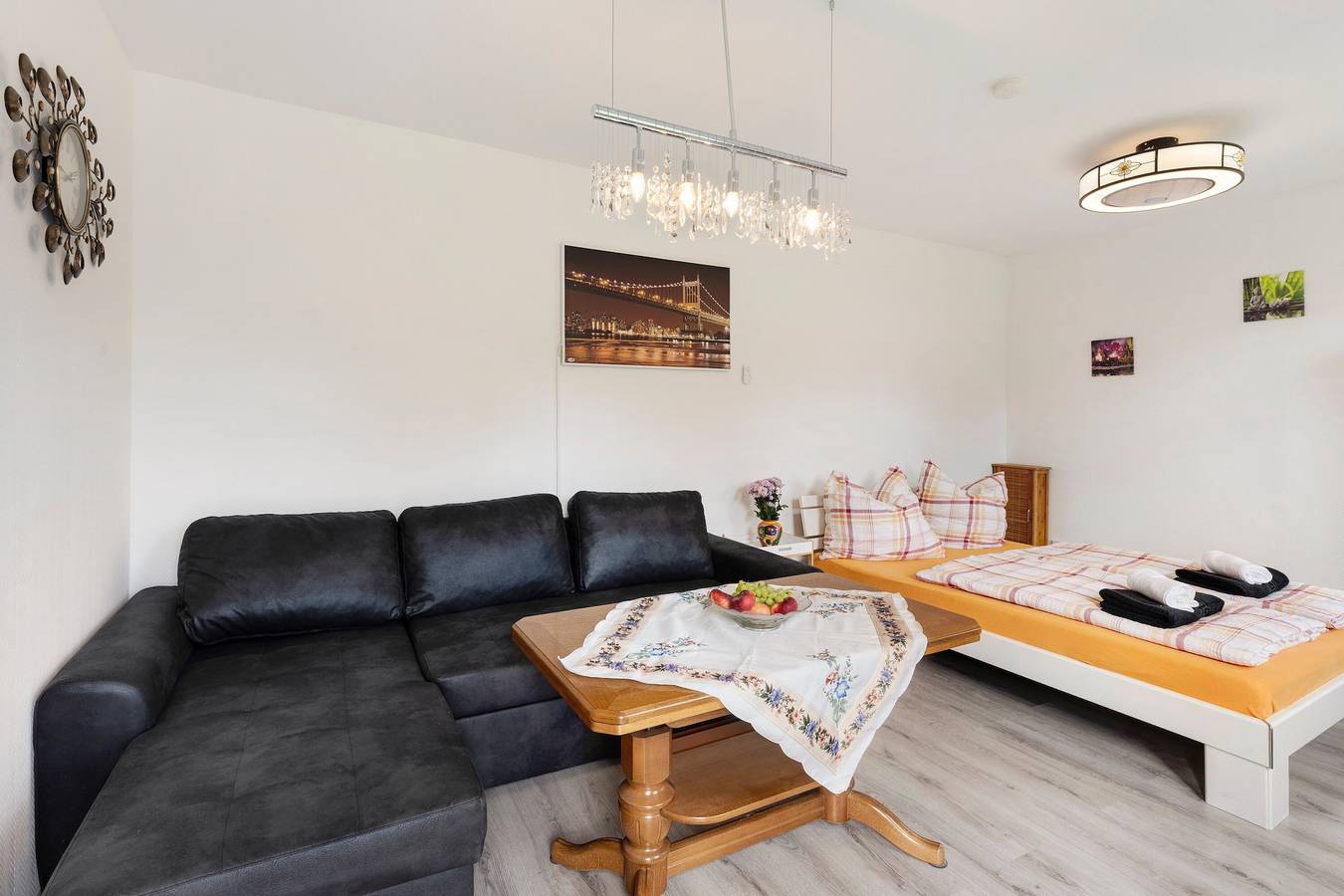 Bungalow 'Ferienhaus Sonne' mit Privatterrasse, Gemeinschaftsgarten und Wlan in Nordhausen, Nordthüringen (Deutschland)