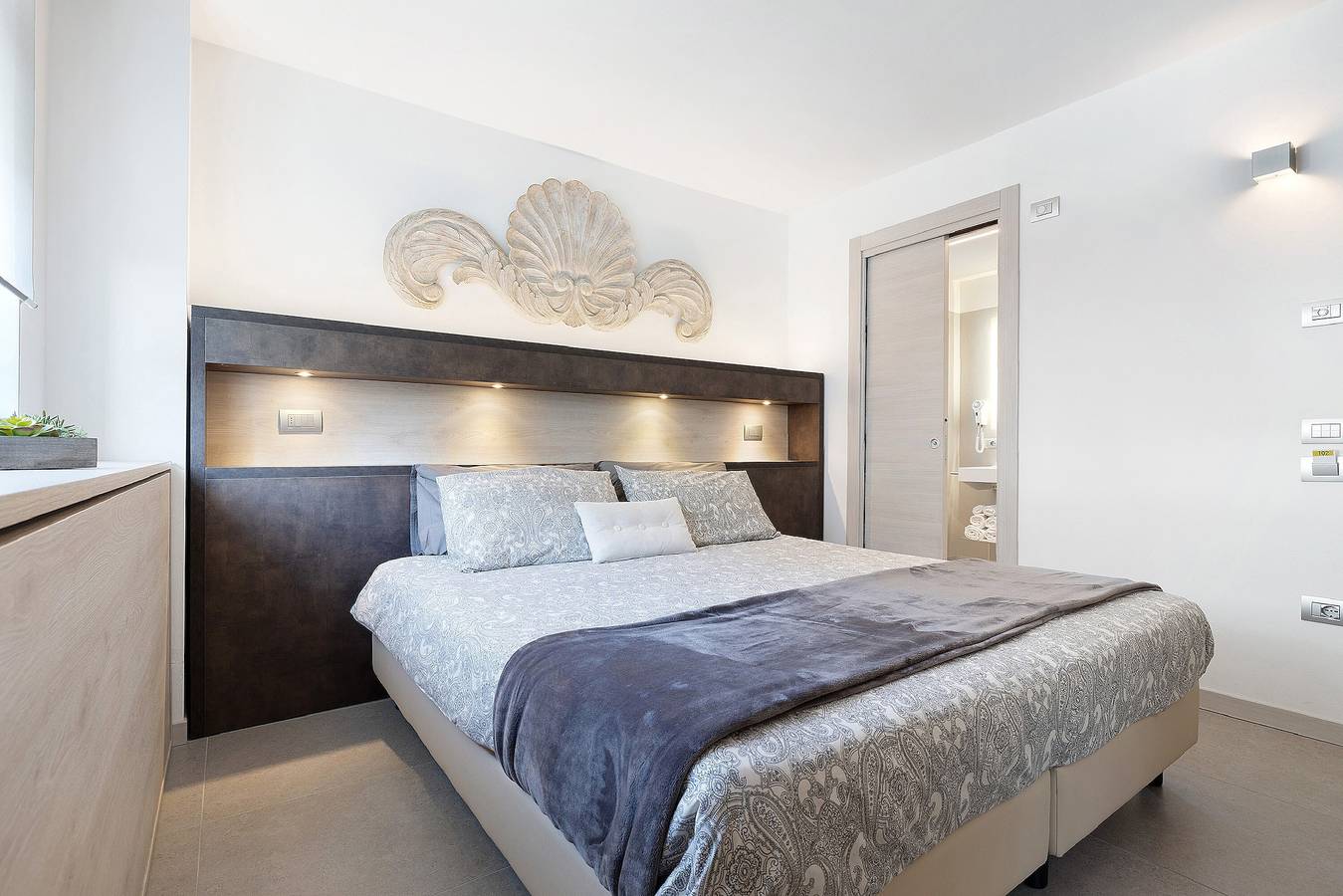 Zimmer 'Camera 102 - Eco Del Garda' mit Bergblick, Gemeinschaftspool und Wlan in Villa del Monte, Tenno