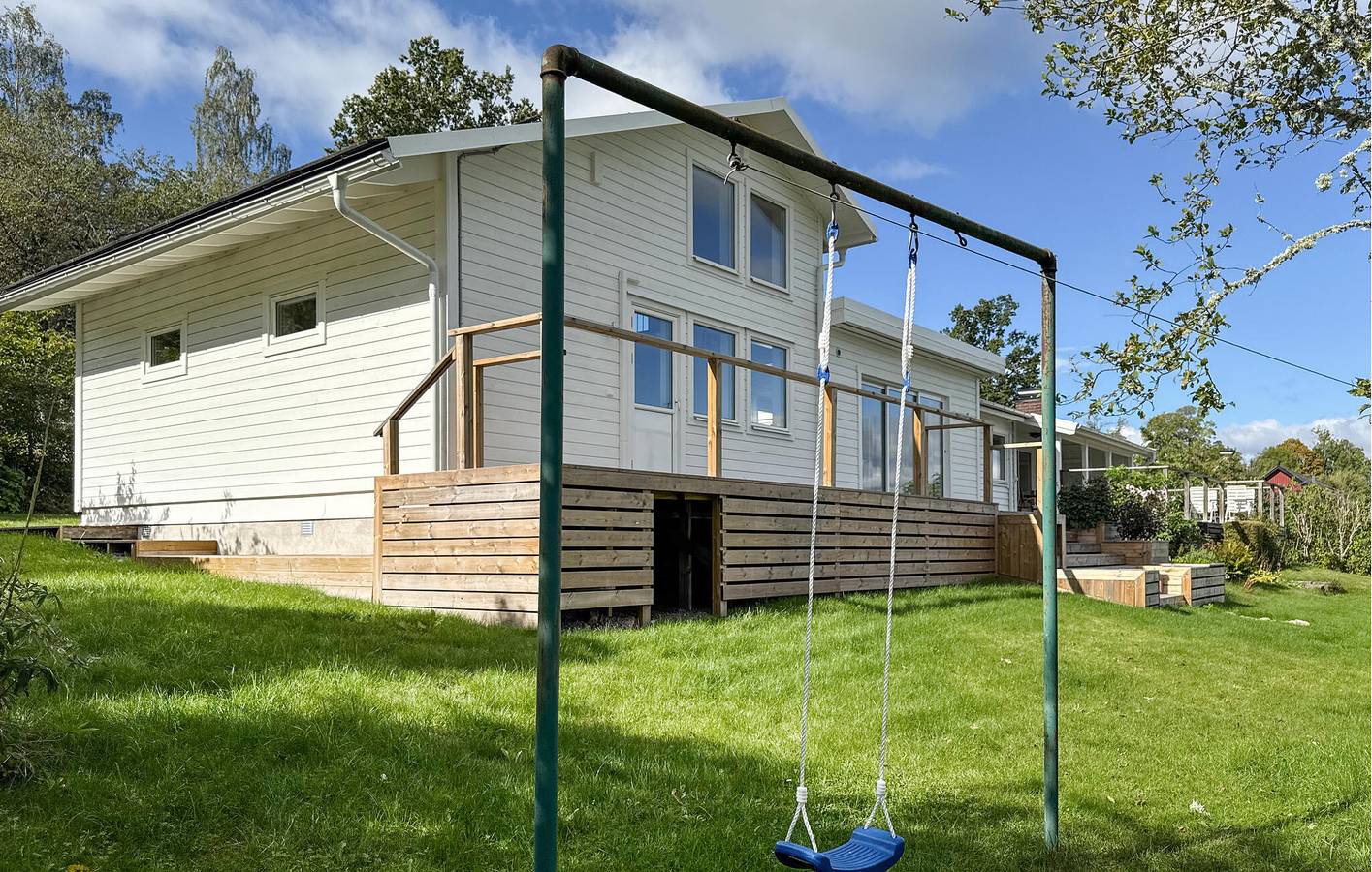 Ferienhaus für 7 Personen mit Seeblick in Sommen