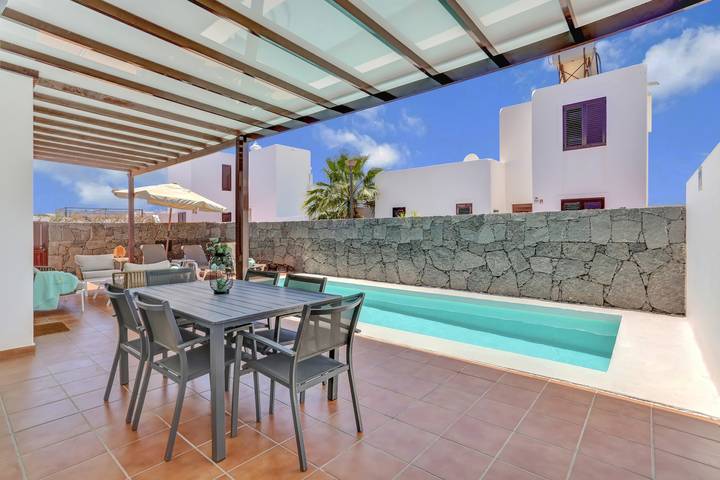 Chalet para 6 personas, con balcón y jardín en Lanzarote - 4