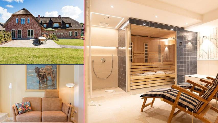 Ferienhaus für 6 Personen, mit Sauna und Garten - 1