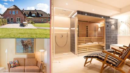 Ferienhaus für 6 Personen, mit Garten und Sauna auf Föhr
