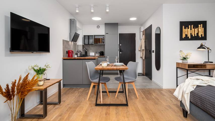 Vacation apartment for 2 people, with balcony in Warsaw