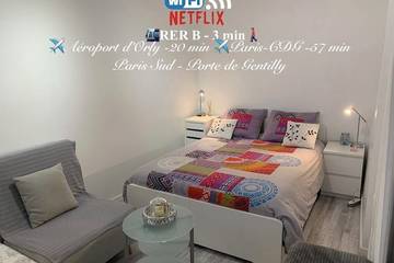 Gîte pour 3 personnes, avec terrasse, animaux acceptés à Gentilly