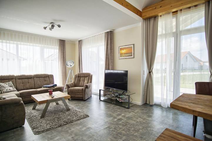 Ferienhaus für 4 Personen, mit Terrasse und Garten sowie Ausblick in Vaschvitz - 4