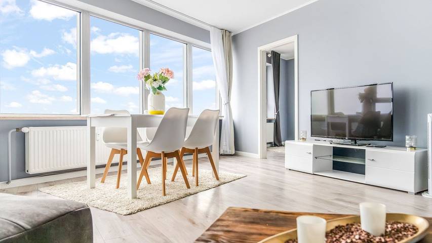 Ferienwohnung für 4 Personen, mit Balkon und Ausblick, mit Haustier in Schloss Gottorf