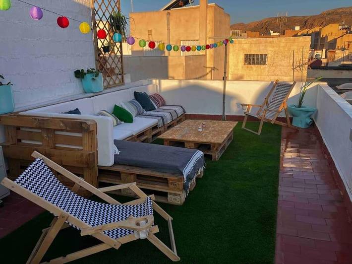 Vakantieappartement voor 4 personen, met terras en uitzicht, met huisdier in Almería
