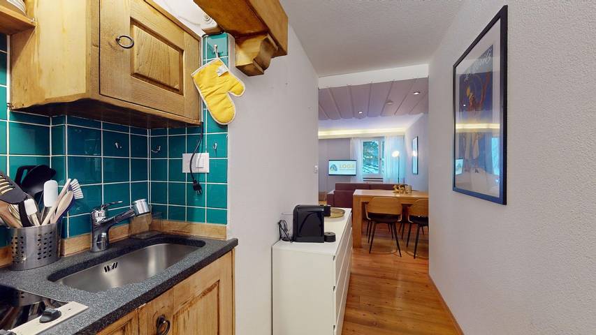 Ferienwohnung für 3 Personen, mit Balkon und Seeblick sowie Ausblick in St. Moritz - 2