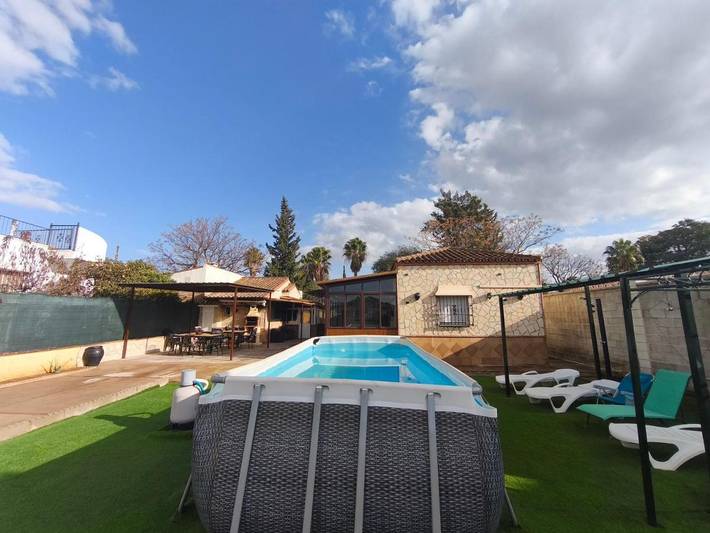 Casa rural para 10 personas, con jardín además de vistas y piscina, Se admiten mascotas en Arcos de la Frontera - 3